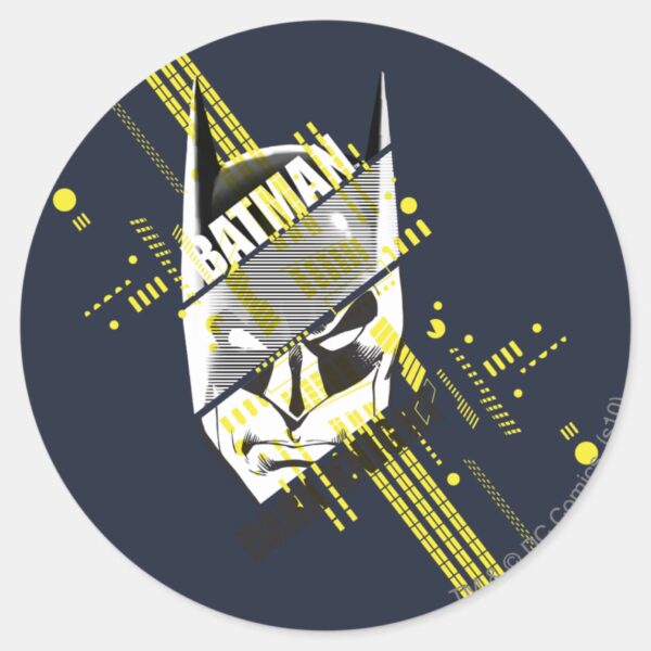 Batman_Dark_Knight_Futuristic_Classic_Round_Sticker_1 Batman Dark Knight Futuristic Classic Round Sticker
