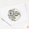 Batman_Dark_Knight___Ornate_Logo_Classic_Round_Sticker_3 Batman Dark Knight Ornate Logo Classic Round Sticker