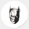 Batman_Drawn_Face_Classic_Round_Sticker_1 Batman Drawn Face Classic Round Sticker