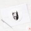 Batman_Drawn_Face_Classic_Round_Sticker_3 Batman Drawn Face Classic Round Sticker