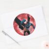 Batman_Firey_Sky_Classic_Round_Sticker_3 Batman Firey Sky Classic Round Sticker