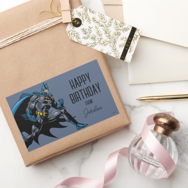 Batman_Fists___Happy_Birthday_Rectangular_Sticker_5 Batman Fists Happy Birthday Rectangular Sticker