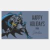 Batman_Fists___Happy_Holidays_Rectangular_Sticker_1 Batman Fists Happy Holidays Rectangular Sticker