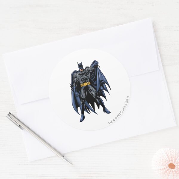 Batman_Full-Color_Front_Classic_Round_Sticker_3 Batman Full Color Front Classic Round Sticker