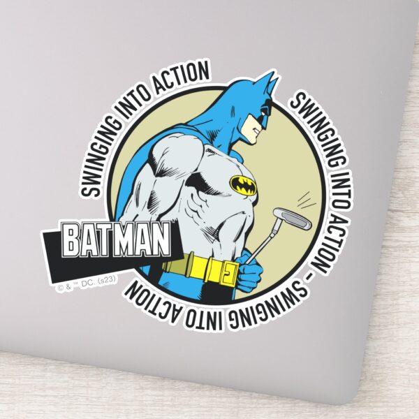 Batman_Golfing_-_Swinging_Into_Action_Sticker_1 Batman Golfing Swinging Into Action Sticker