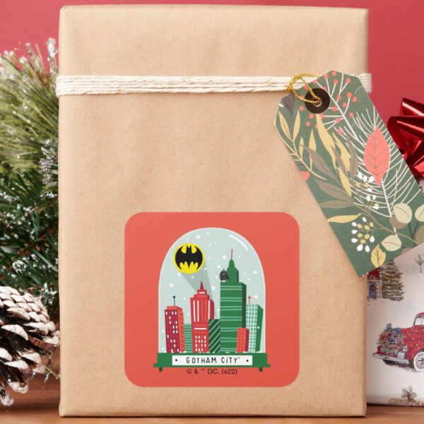 Batman_Gotham_City™_Snow_Globe_Graphic_Square_Sticker_5 Batman Gotham City™ Snow Globe Graphic Square Sticker