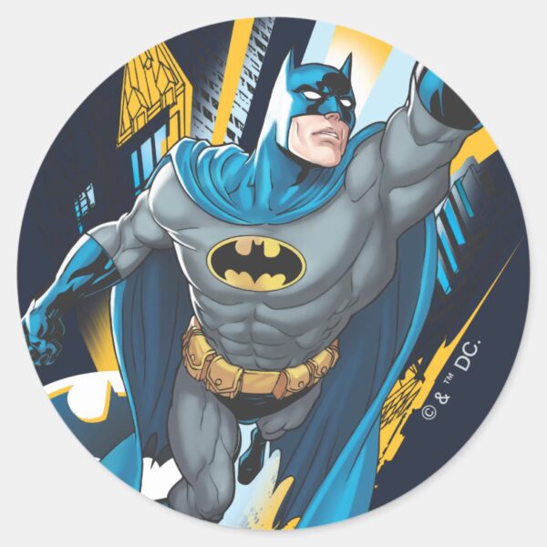 Batman_Gotham_Guardian_Classic_Round_Sticker_1 Batman Gotham Guardian Classic Round Sticker