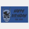 Batman_Head_Mantra___Happy_Holidays_Rectangular_Sticker_1 Batman Head Mantra Happy Holidays Rectangular Sticker