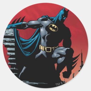 Batman Hyperdrive 10 Classic Round Sticker
