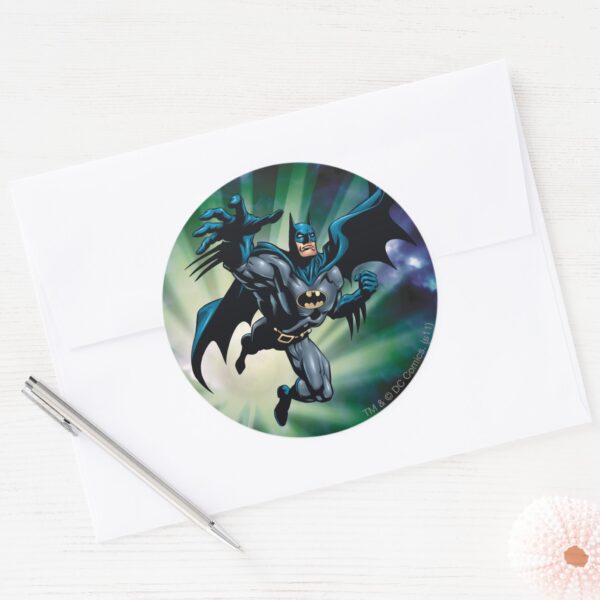 Batman_Hyperdrive_-_12A_Classic_Round_Sticker_3 Batman Hyperdrive 12A Classic Round Sticker