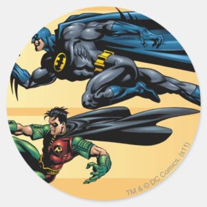 Batman Hyperdrive 19B Classic Round Sticker