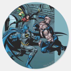 Batman Knight FX 7 Classic Round Sticker