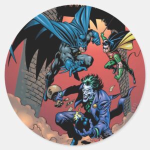 Batman Knight FX 8 Classic Round Sticker