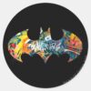 Batman_Logo_Neon_80's_Graffiti_Classic_Round_Sticker_1 Batman Logo Neon 80s Graffiti Classic Round Sticker