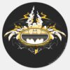 Batman_Logo_with_Cars_Classic_Round_Sticker_1 Batman Logo With Cars Classic Round Sticker
