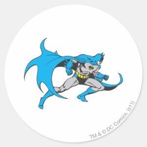Batman_Lunges_Classic_Round_Sticker_1 Batman Lunges Classic Round Sticker