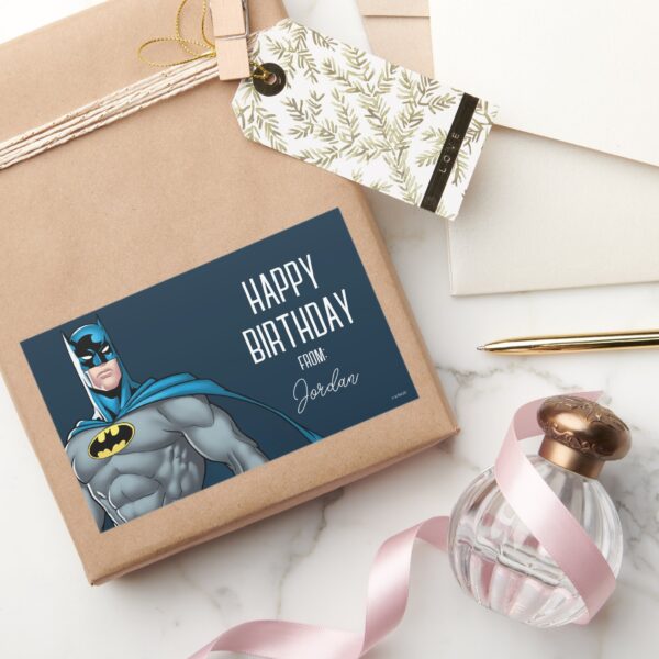 Batman_Protector___Happy_Holidays_Rectangular_Sticker_5 Batman Protector Happy Holidays Rectangular Sticker