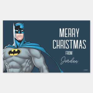 Batman_Protector___Merry_Christmas_Rectangular_Sticker_1 Batman Protector Merry Christmas Rectangular Sticker