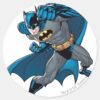 Batman_Punch_Classic_Round_Sticker_1 Batman Punch Classic Round Sticker