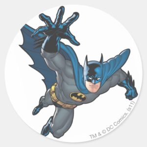Batman Reaches Forward Classic Round Sticker