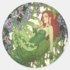 Batman_Rebirth_Poison_Ivy_Cover_Illustration_Classic_Round_Sticker_1 Batman Rebirth Poison Ivy Cover Illustration Classic Round Sticker