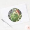 Batman_Rebirth_Poison_Ivy_Cover_Illustration_Classic_Round_Sticker_3 Batman Rebirth Poison Ivy Cover Illustration Classic Round Sticker