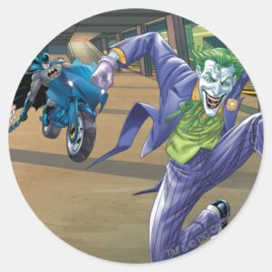 Batman Rogue Rage 3 Classic Round Sticker