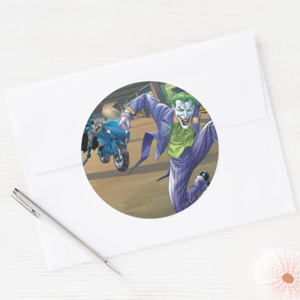 Batman Rogue Rage 3 Classic Round Sticker