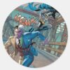 Batman Rogue Rage 7 Classic Round Sticker