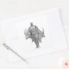Batman_Standing_Drawing_Square_Sticker_3 Batman Standing Drawing Square Sticker