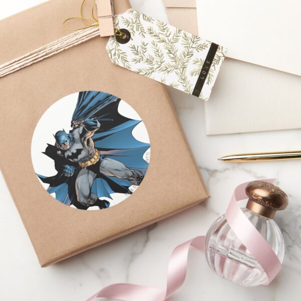 Batman_Strong_Shadow_Classic_Round_Sticker_5 Batman Strong Shadow Classic Round Sticker