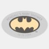 Batman_Super_Hero_Baby_Shower_Oval_Sticker_1 Batman Super Hero Baby Shower Oval Sticker