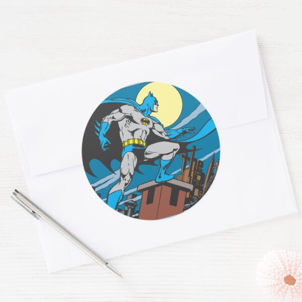 Batman_Surveys_City_Classic_Round_Sticker_3 Batman Surveys City Classic Round Sticker