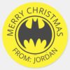Batman_Symbol___Bat_Circle_Logo___Merry_Christmas_Classic_Round_Sticker_1 Batman Symbol Bat Circle Logo Merry Christmas Classic Round Sticker