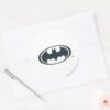 Batman Symbol Black And White Logo Classic Round Sticker