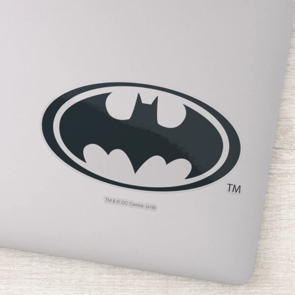 Batman Symbol Black And White Logo Sticker