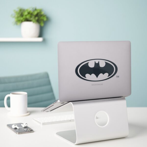 Batman Symbol Black And White Logo Sticker
