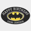 Batman_Symbol___Classic_Logo___Happy_Birthday_Oval_Sticker_1 Batman Symbol Classic Logo Happy Birthday Oval Sticker