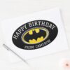 Batman_Symbol___Classic_Logo___Happy_Birthday_Oval_Sticker_3 Batman Symbol Classic Logo Happy Birthday Oval Sticker