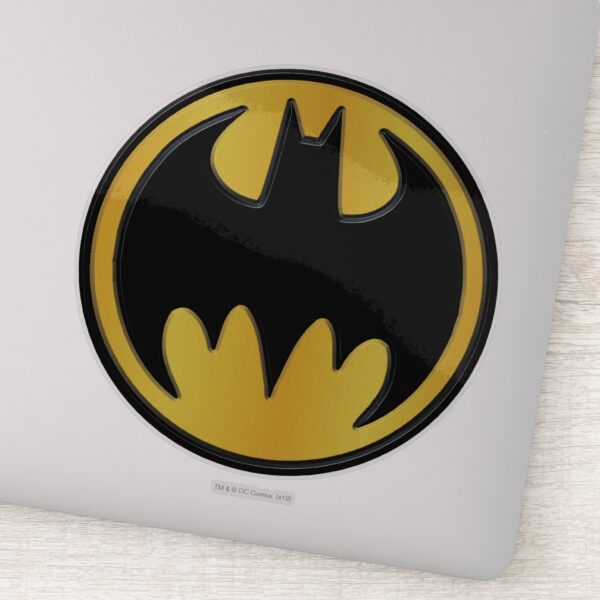 Batman Symbol Classic Round Logo Sticker