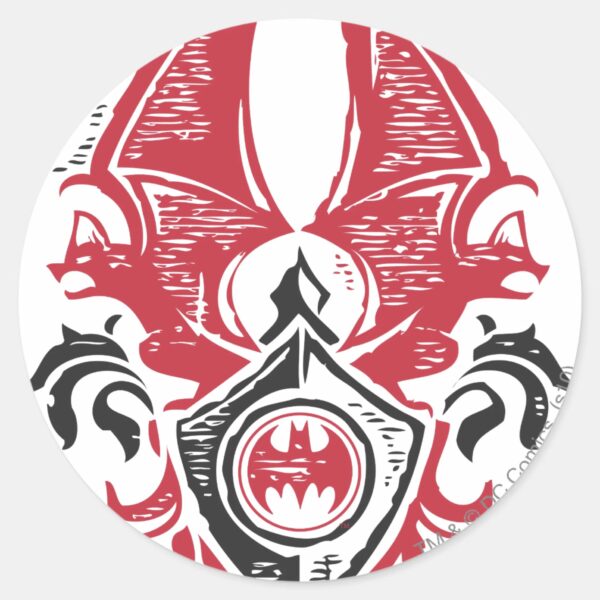 Batman_Symbol___Red_Black_Bat_Stamp_Crest_Logo_Classic_Round_Sticker_1 Batman Symbol Red Black Bat Stamp Crest Logo Classic Round Sticker