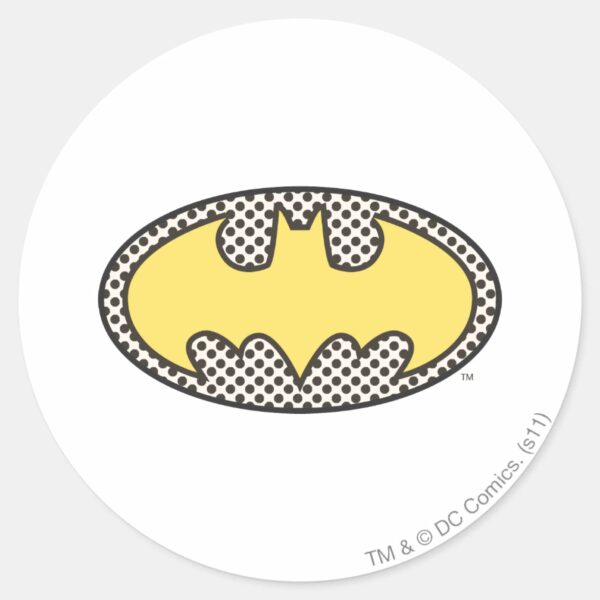 Batman_Symbol___Showtime_Logo_Classic_Round_Sticker_1 Batman Symbol Showtime Logo Classic Round Sticker