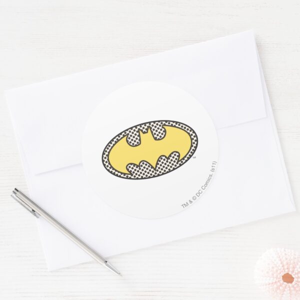 Batman_Symbol___Showtime_Logo_Classic_Round_Sticker_3 Batman Symbol Showtime Logo Classic Round Sticker