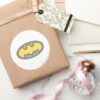 Batman_Symbol___Showtime_Logo_Classic_Round_Sticker_5 Batman Symbol Showtime Logo Classic Round Sticker