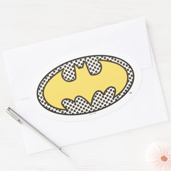 Batman_Symbol___Showtime_Logo_Oval_Sticker_3 Batman Symbol Showtime Logo Oval Sticker