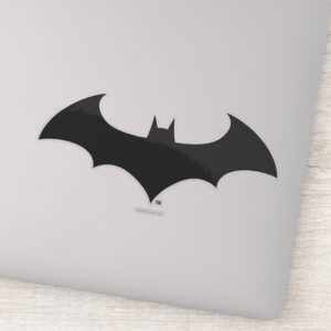 Batman Symbol Simple Bat Silhouette Logo Sticker