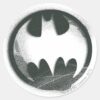 Batman Symbol Spray Symbol Logo Classic Round Sticker
