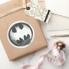 Batman Symbol Spray Symbol Logo Classic Round Sticker