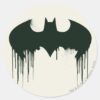 Batman Symbol Spraypaint Logo Classic Round Sticker