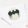 Batman Symbol Spraypaint Logo Classic Round Sticker